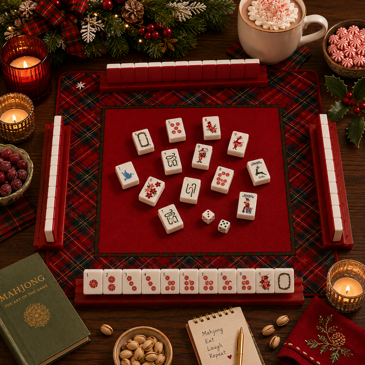 Tartan Tidings Mahjong Mat