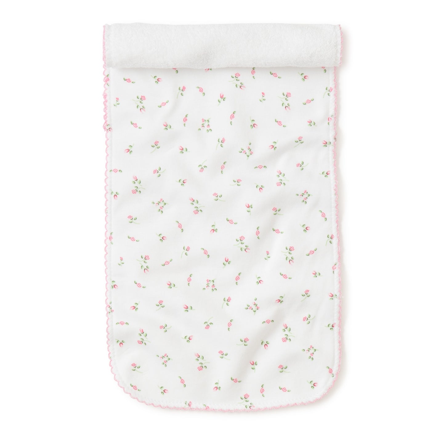 Kissy Kissy Garden Roses Burp Cloth