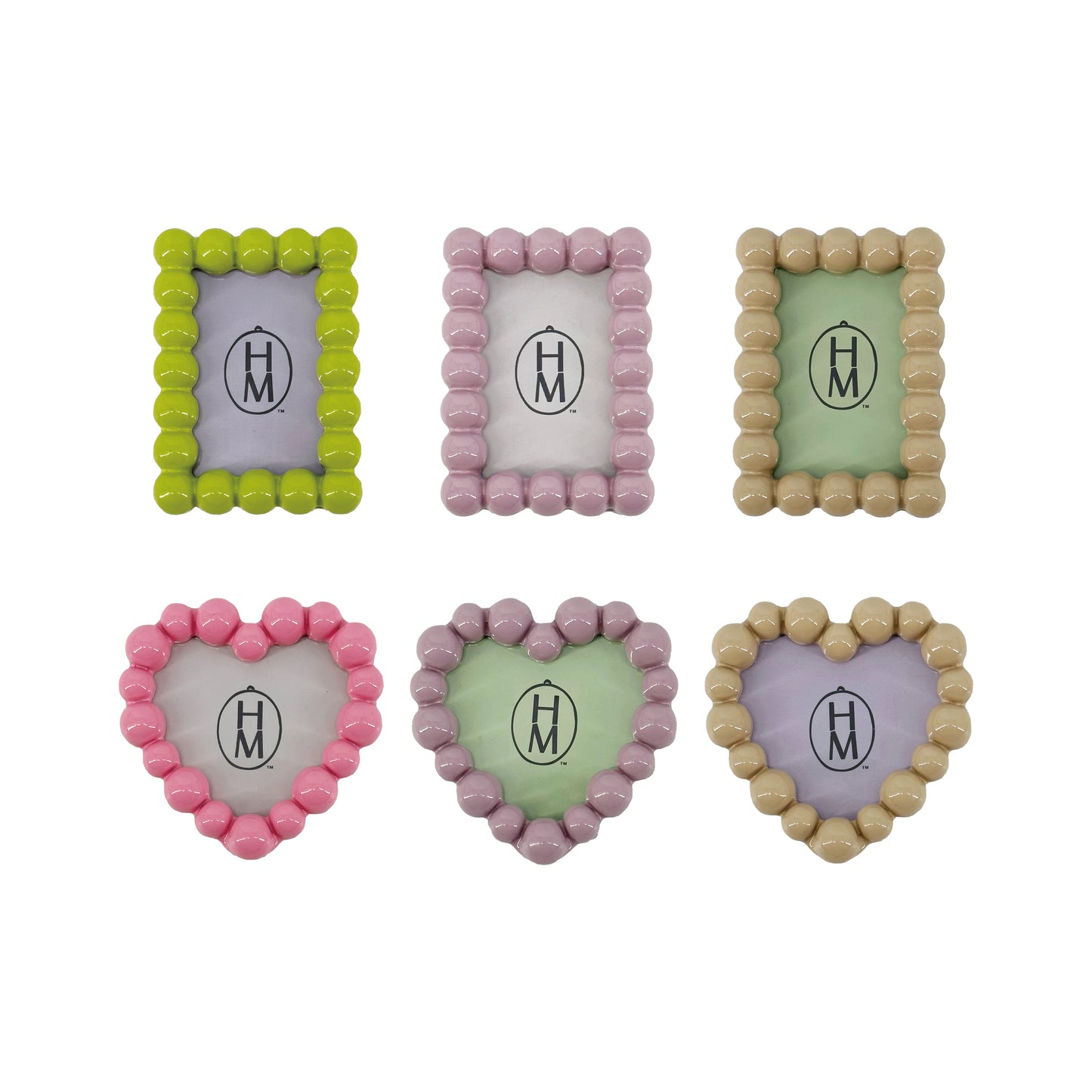 Hazel Mazel Photo Hobnail Magnet Frame, Mini