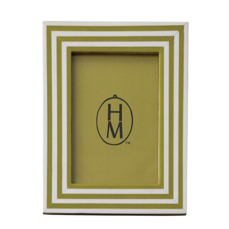 Hazel Mazel Rectangle Resin Striped Photo Frame