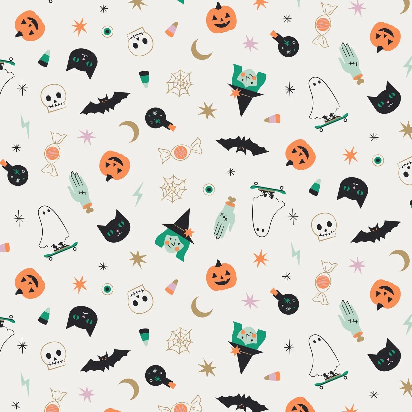 Halloween Children's Organic Cotton Pajama Set