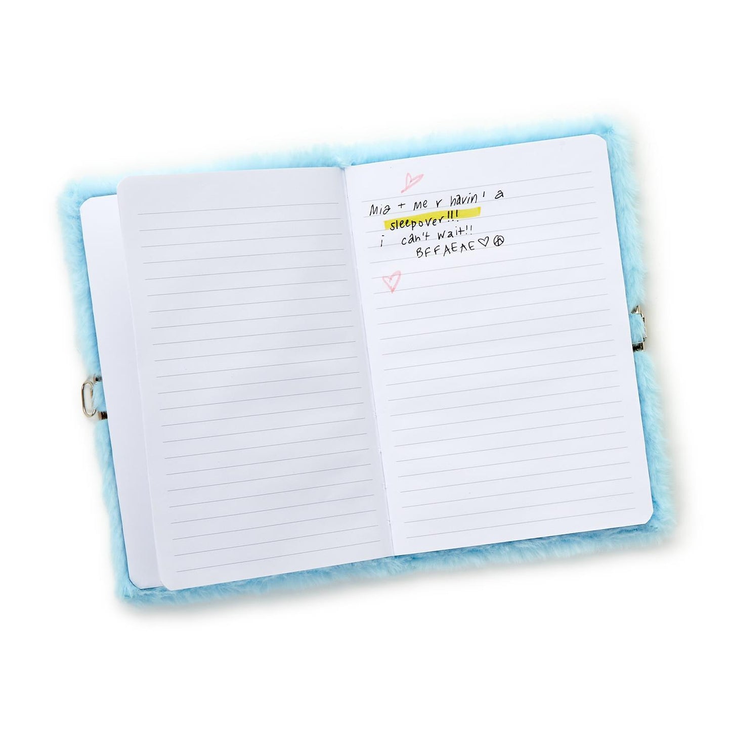 Happy Thoughts Journal with Lock and Socks Gift Set