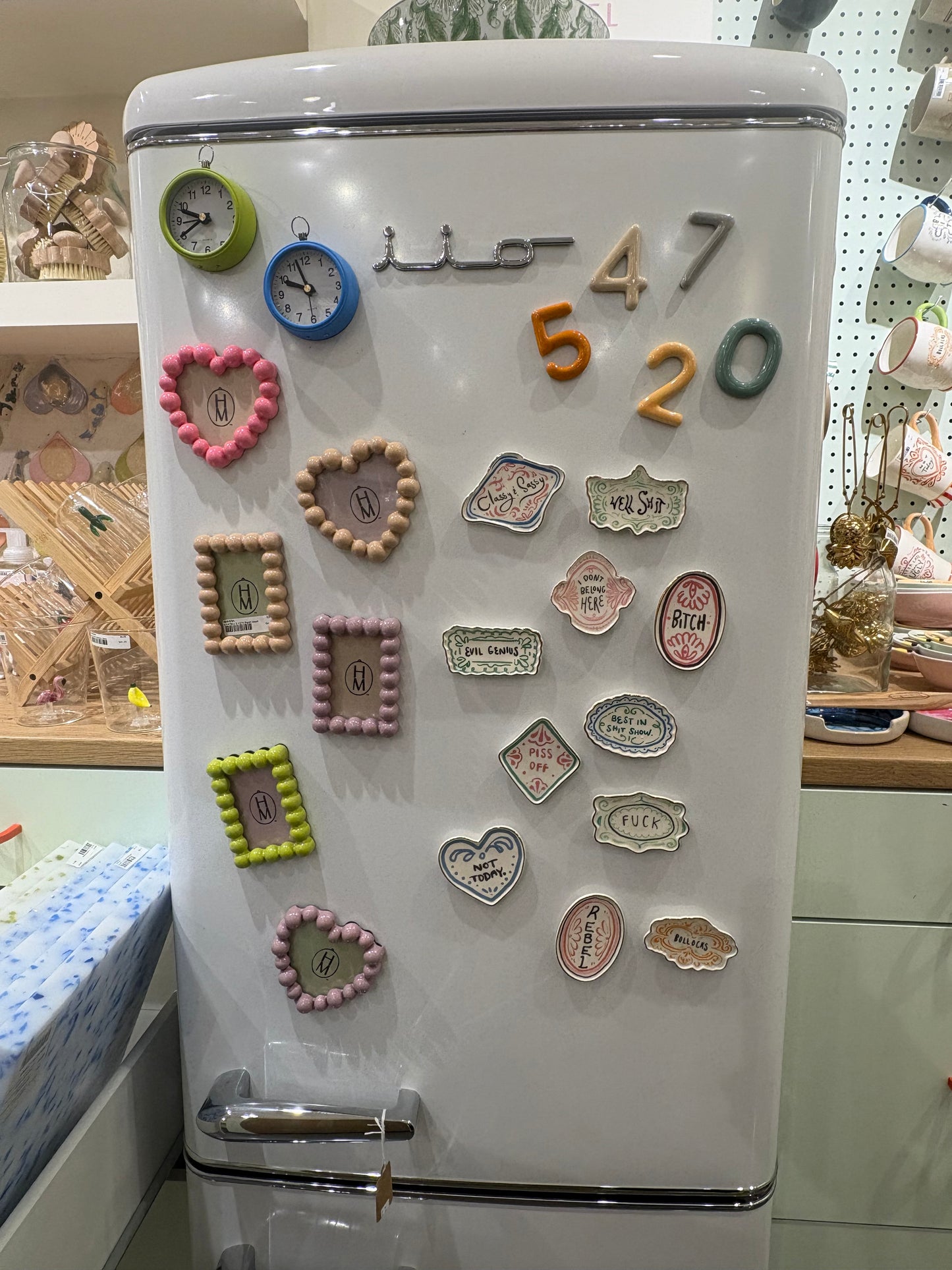 Hazel Mazel Photo Hobnail Magnet Frame, Mini