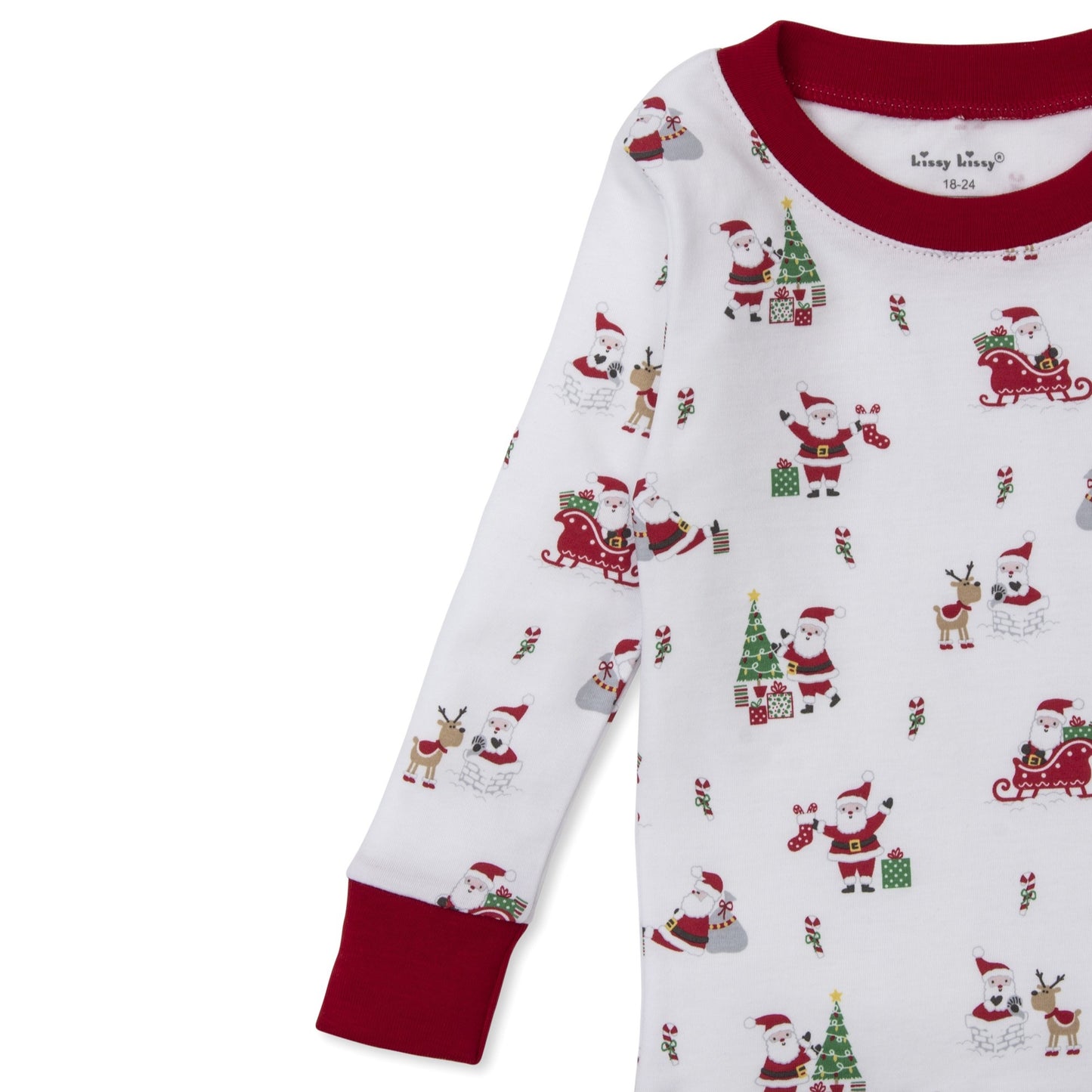 Kissy Kissy "Santa & His Reindeer" Pajama Set