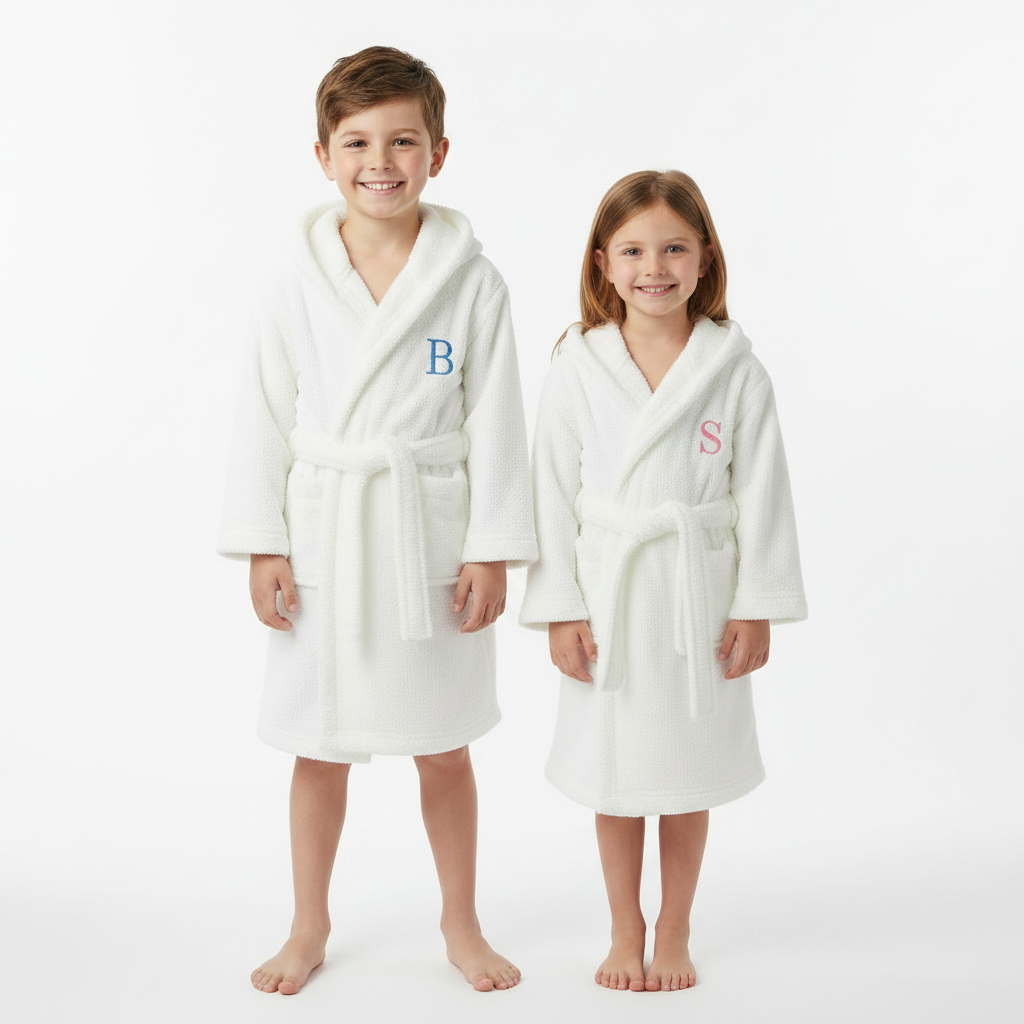 Personalized kids robes gift guide: custom embroidered robes for children