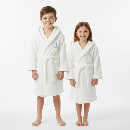 Personalized kids robes gift guide: custom embroidered robes for children