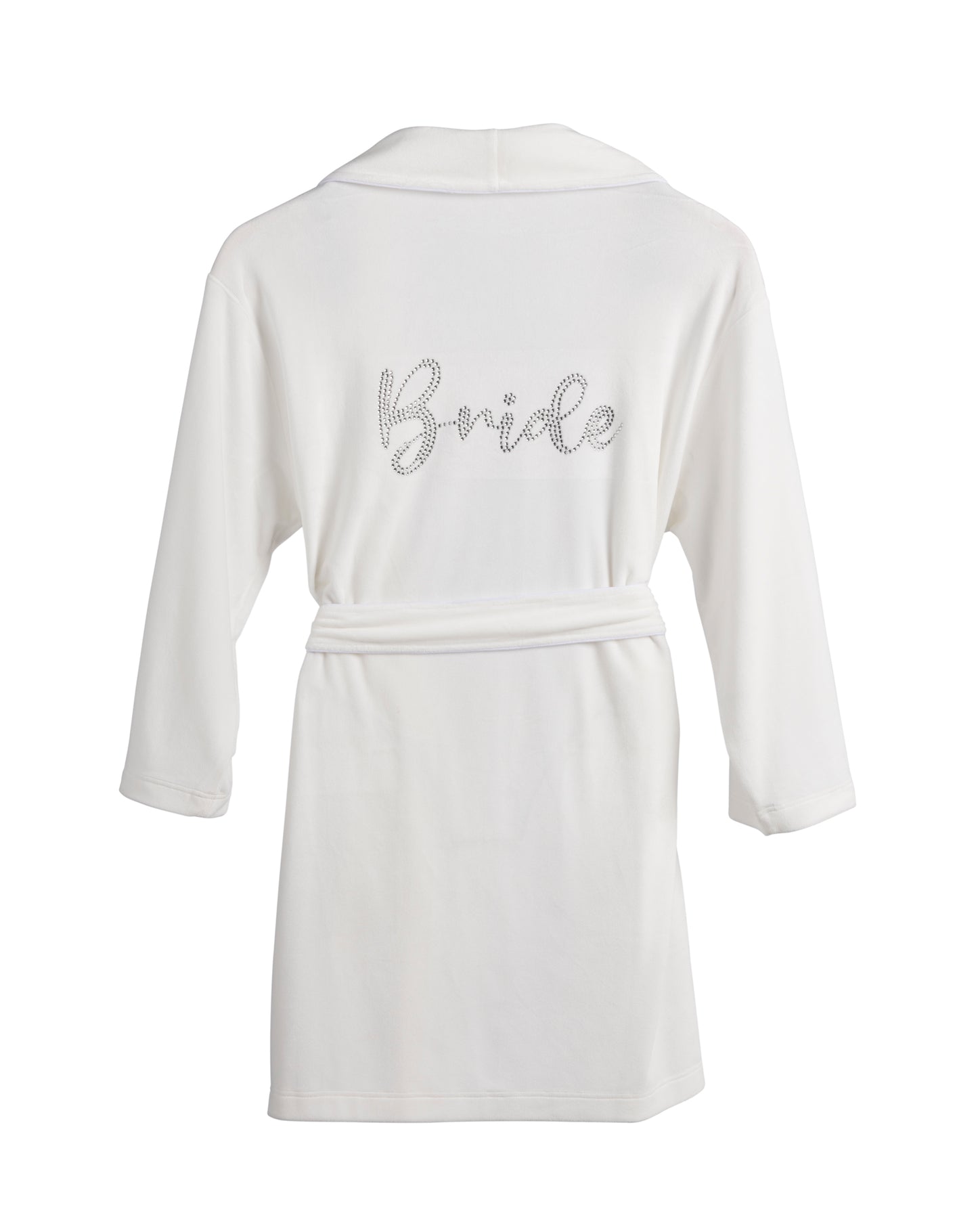 Plush Bejeweled "Bride" Robe