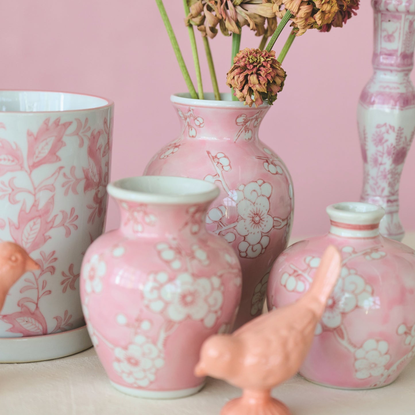 Hazel Mazel Cherry Blossom Vase - set of 3