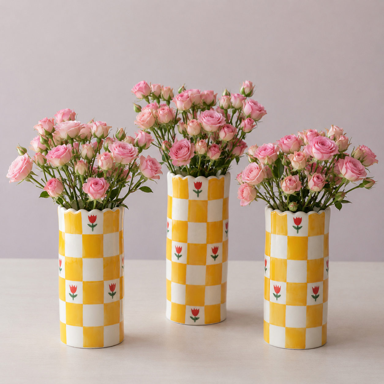 Hazel Mazel Stoneware Vase, Large (set of 3)