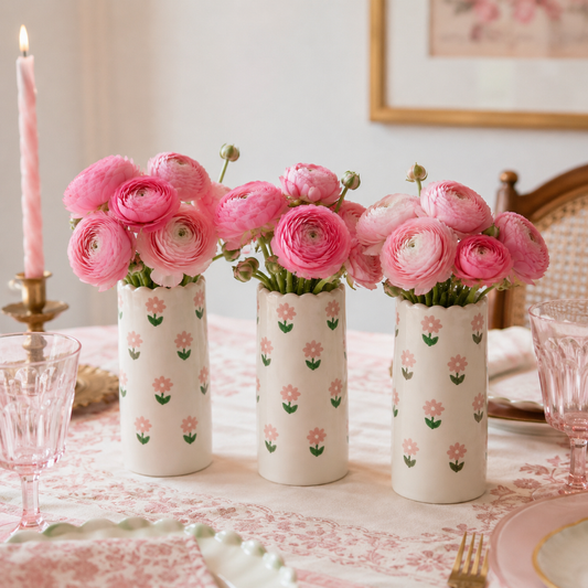 Hazel Mazel Stoneware Vase, Small (Set of 3)