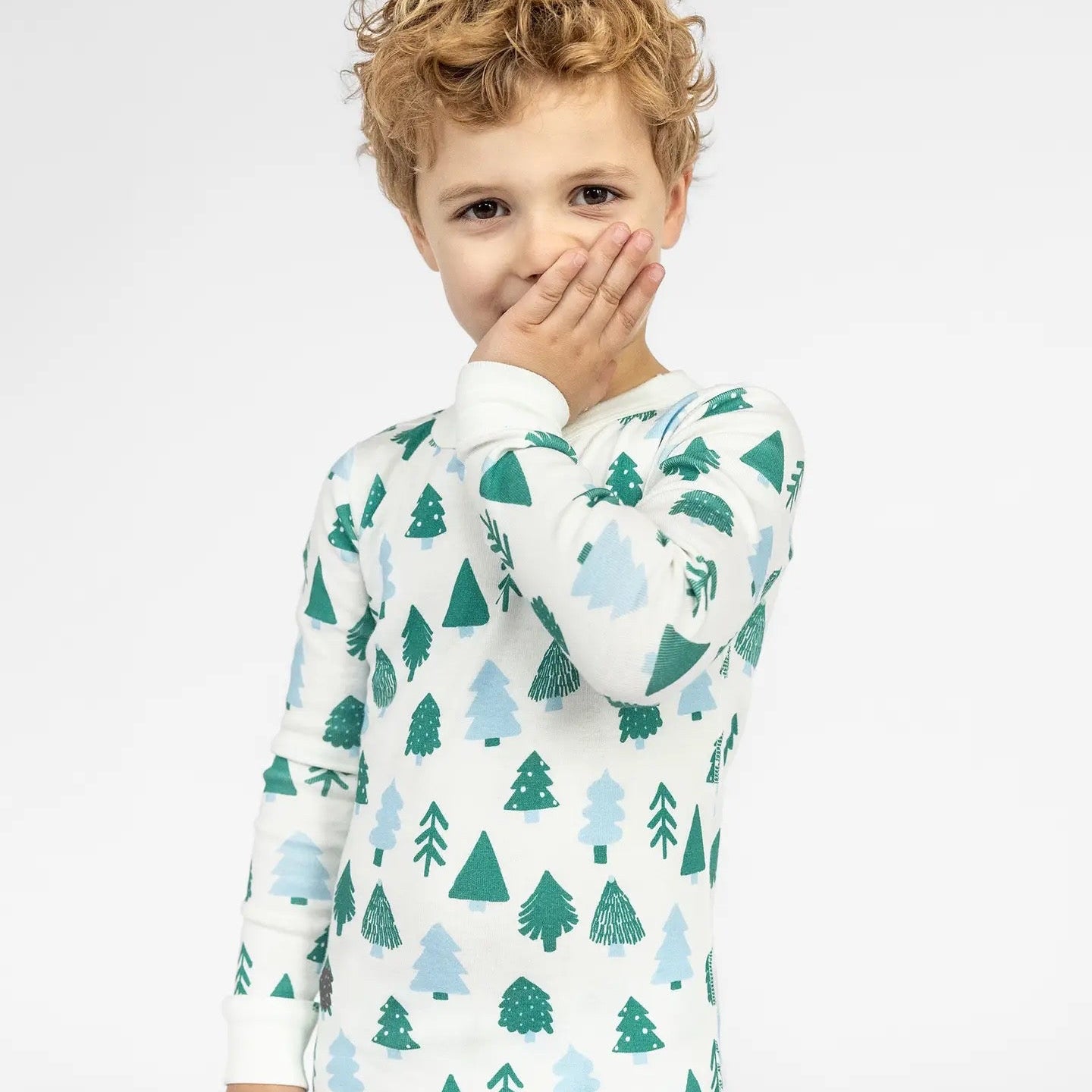 Christmas Trees Children's Organic Cotton Pajama Set