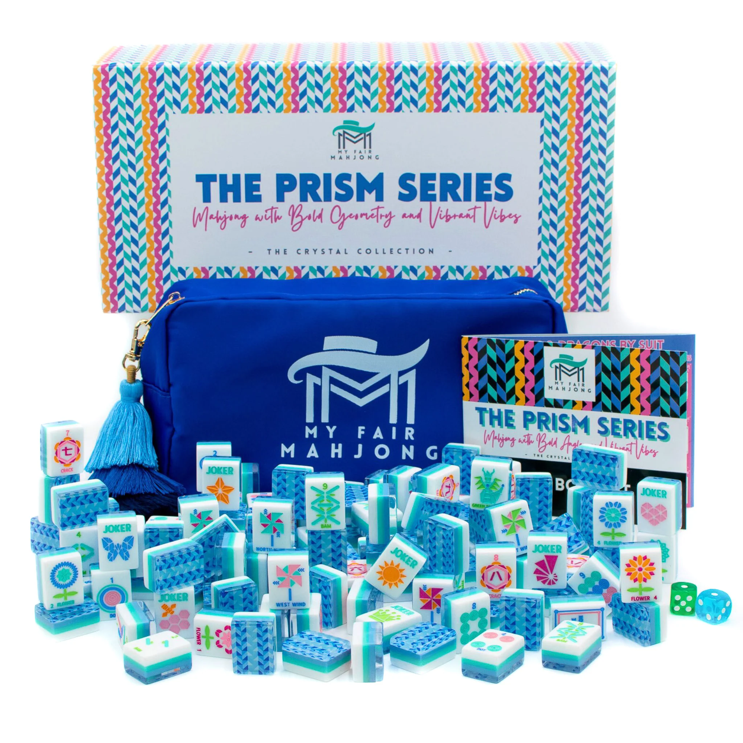 Crystals Prism Mahjong Tiles