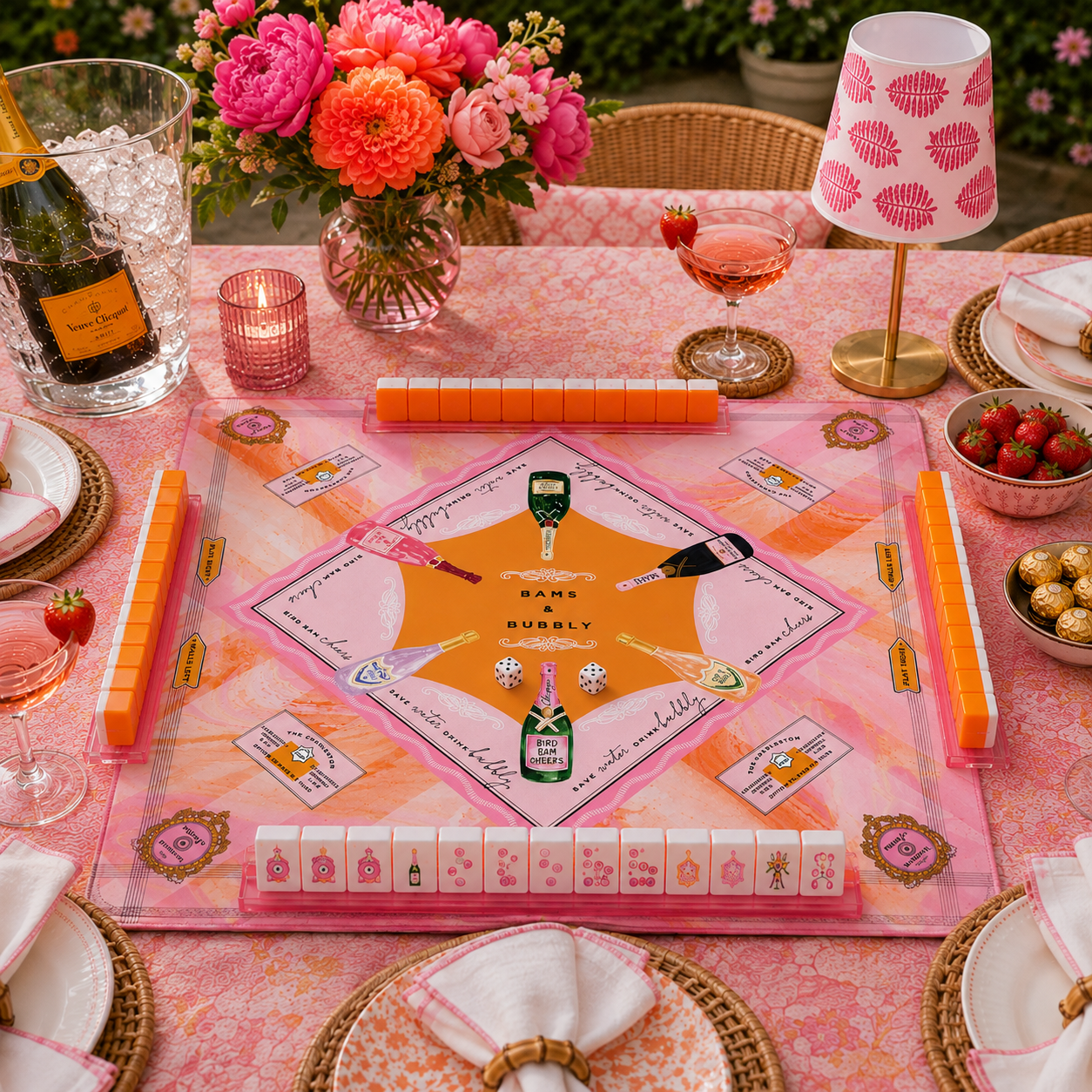 Bams & Bubbly Mahjong Tiles