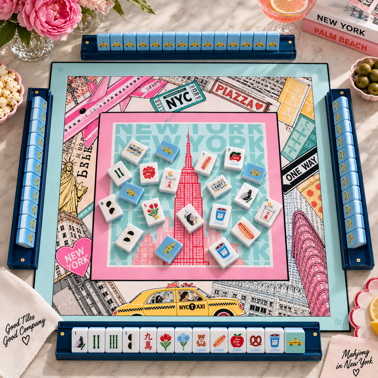 Mahj & The City Mahjong Mat