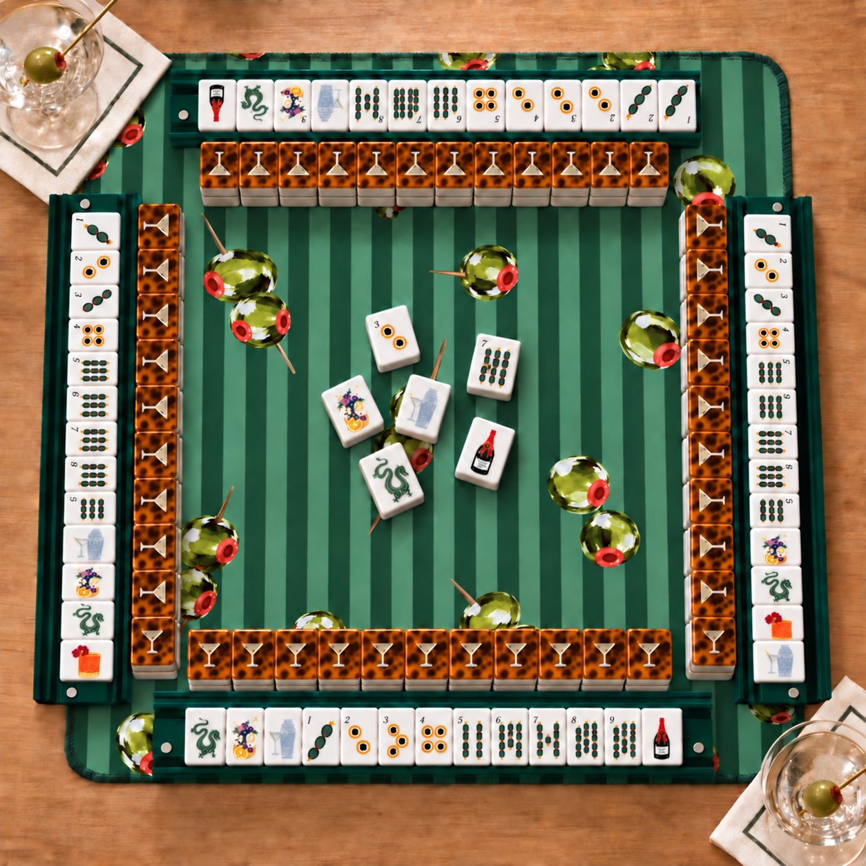 The Nightcap Mahjong Mat