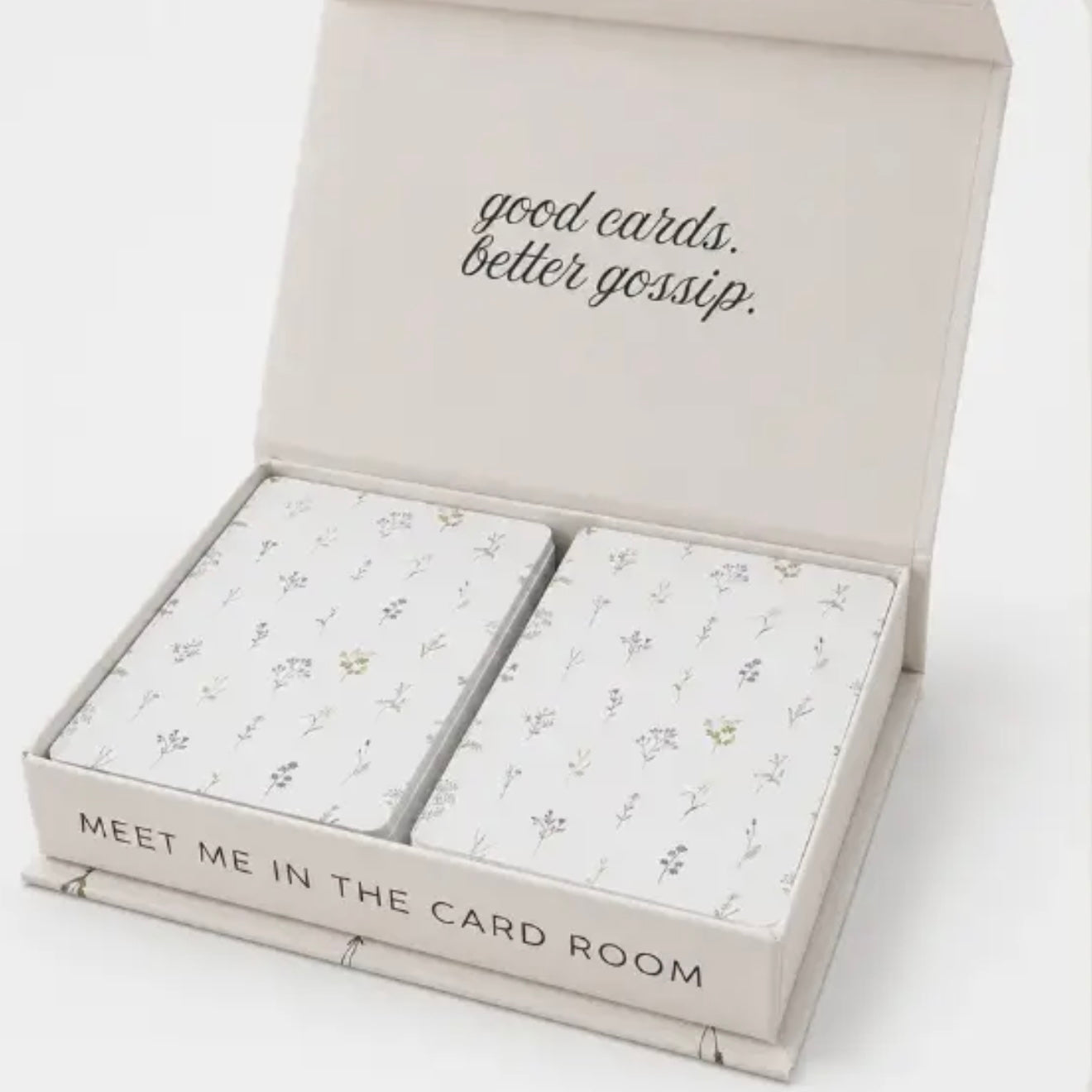 Garden Floral Canasta Cards