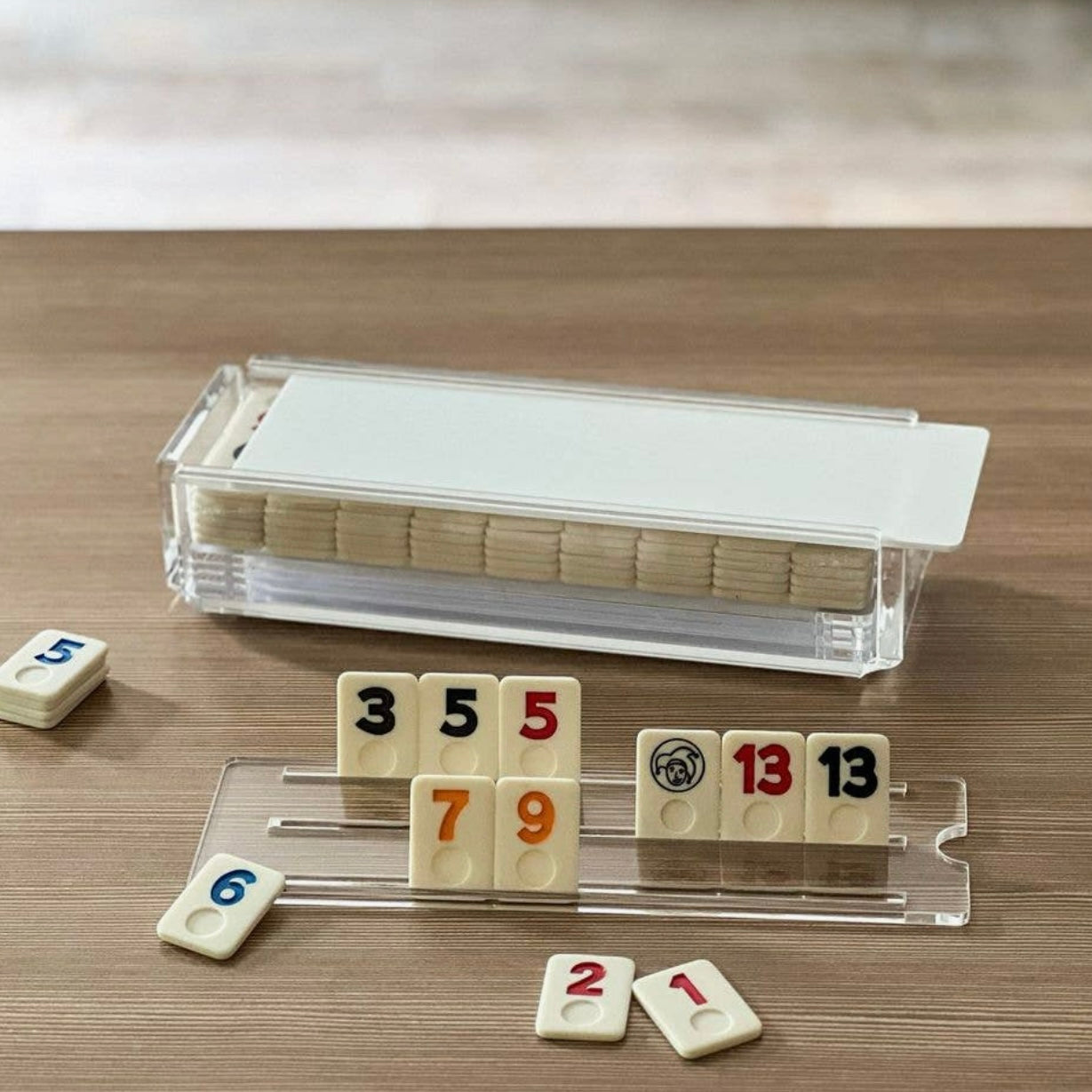 Lucite Rummikub Game Set