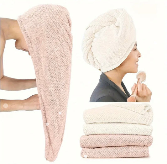 Set of 2 Cloud Hair Wrap White/Pink