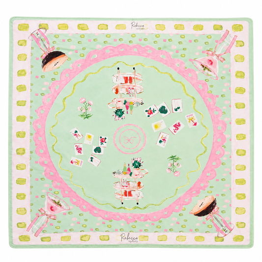 Girly Bar Cart Mahjong Mat