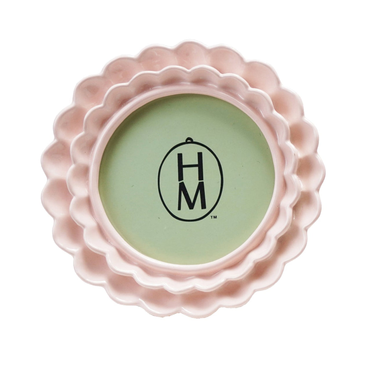 Hazel Mazel Ruffled Resin Photo Frame, 5-3/4"