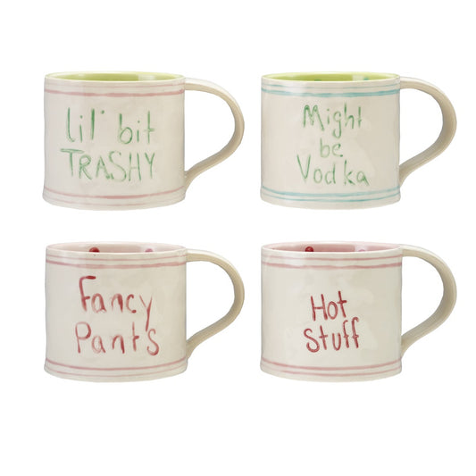 Hazel Mazel Stoneware Mug with Saying