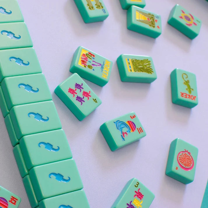 "Destination" Mahjong Tiles - Chunky