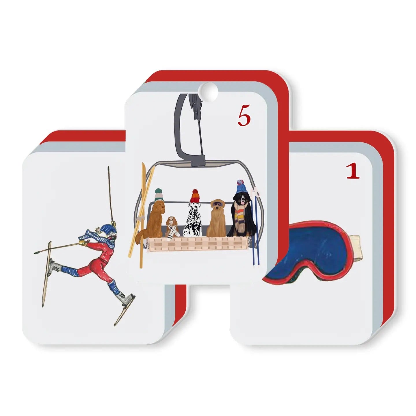 The Mahjong Tile Christmas Ornament