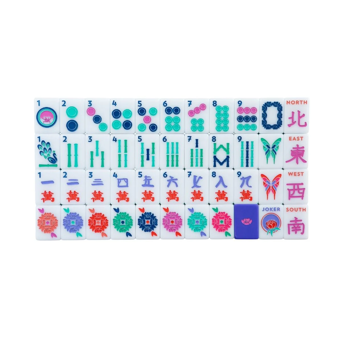 The Jewels Mahjong Tiles