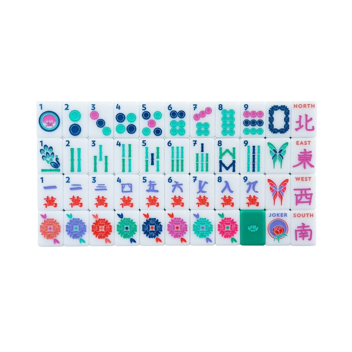 The Jewels Mahjong Tiles