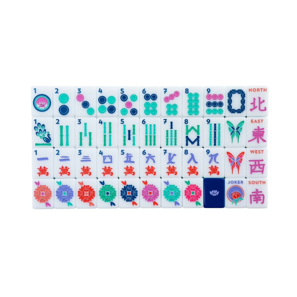 The Jewels Mahjong Tiles