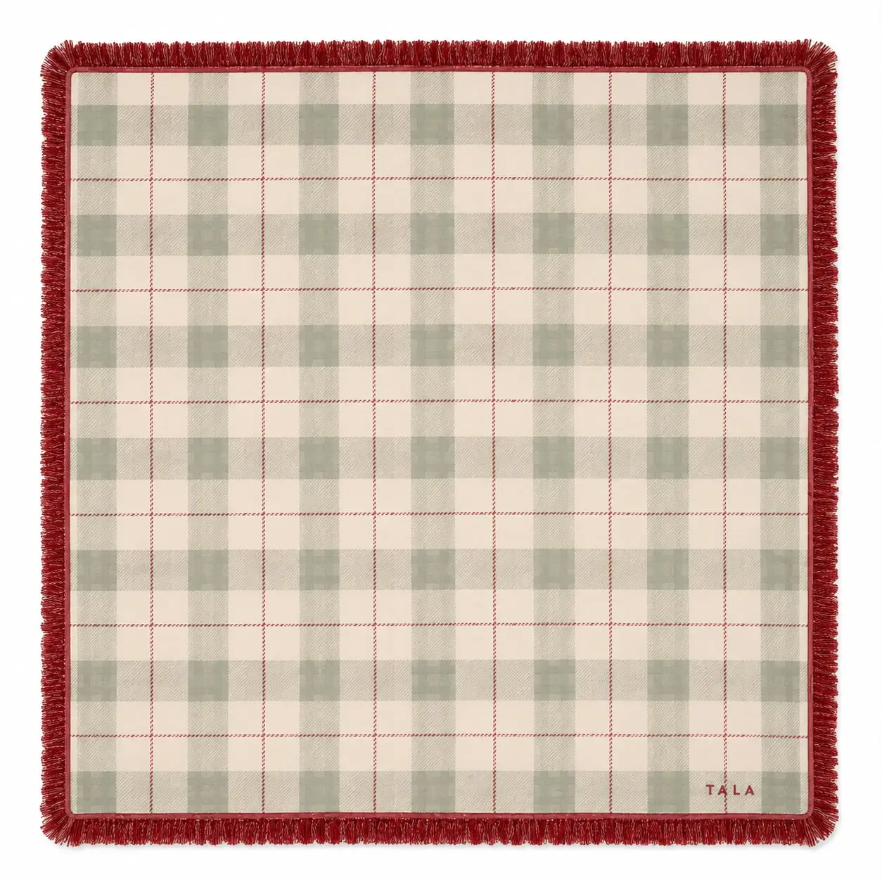 The Merry Manor Mahjong Mat with Fringe