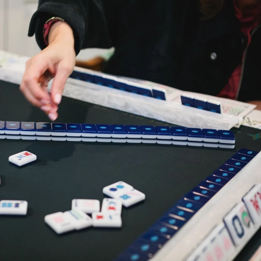 Mother of Pearl Mahjong Racks