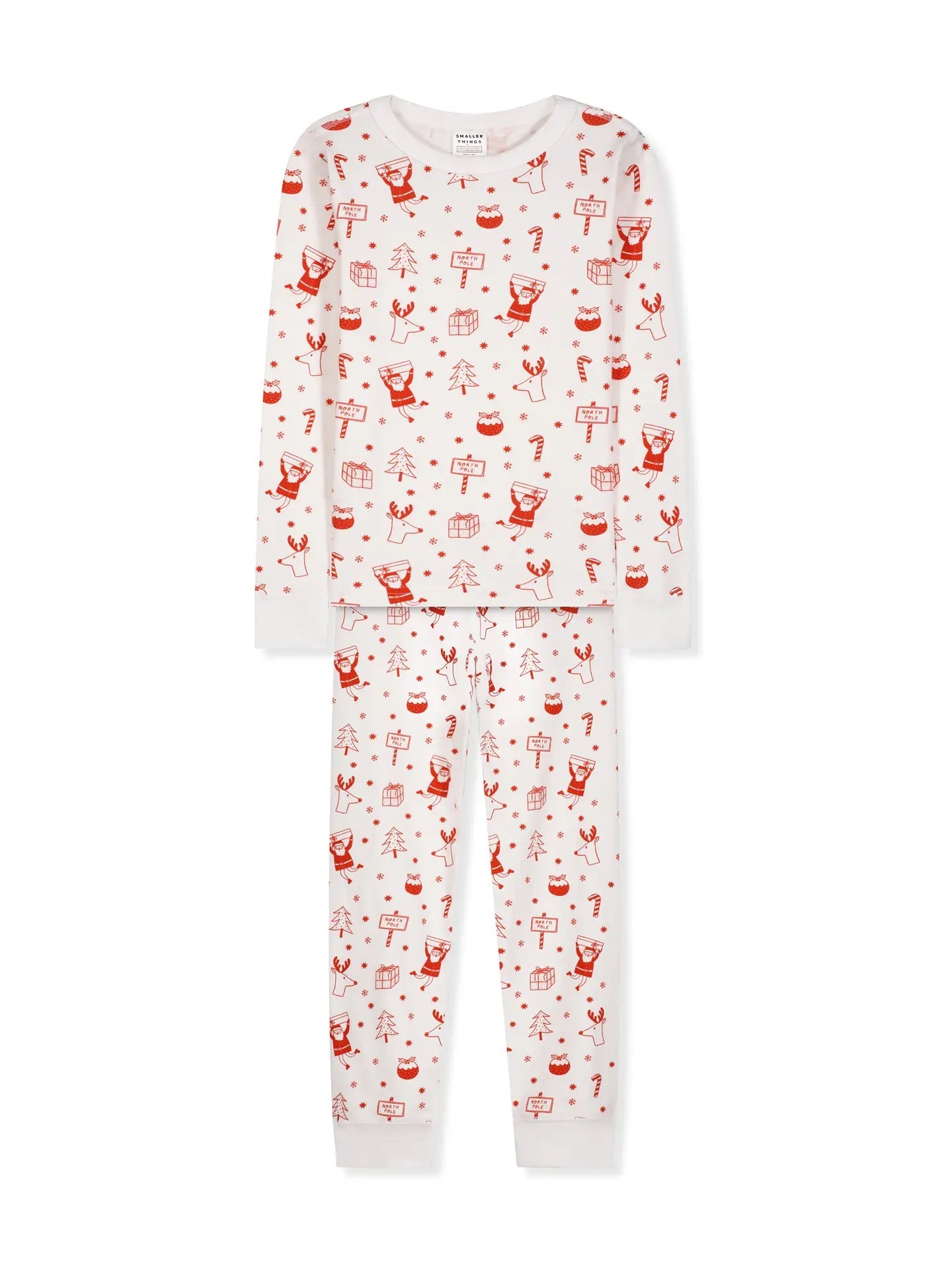 North Pole Adults Organic Cotton Pajama Set