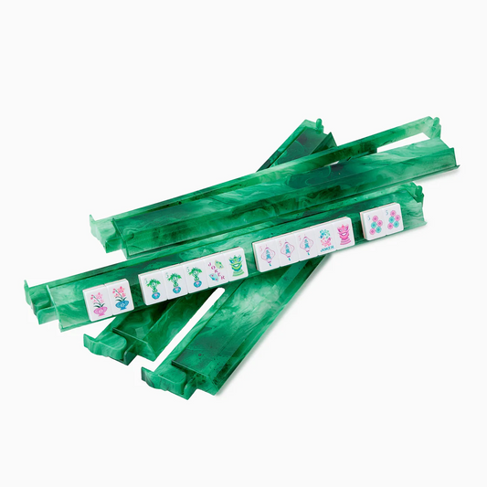 Agate Rack & Pusher Mahjong Rack Set