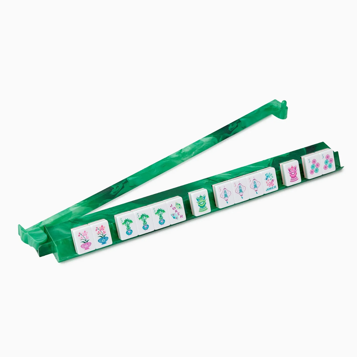 Agate Rack & Pusher Mahjong Rack Set