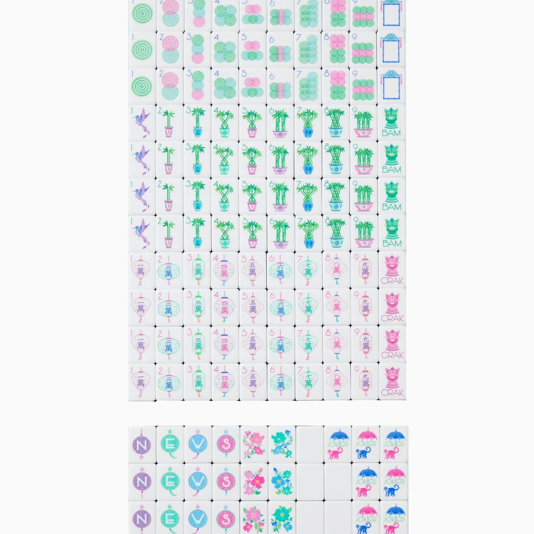 Oh My Mahjong Jasmine Mahjong Tile Set