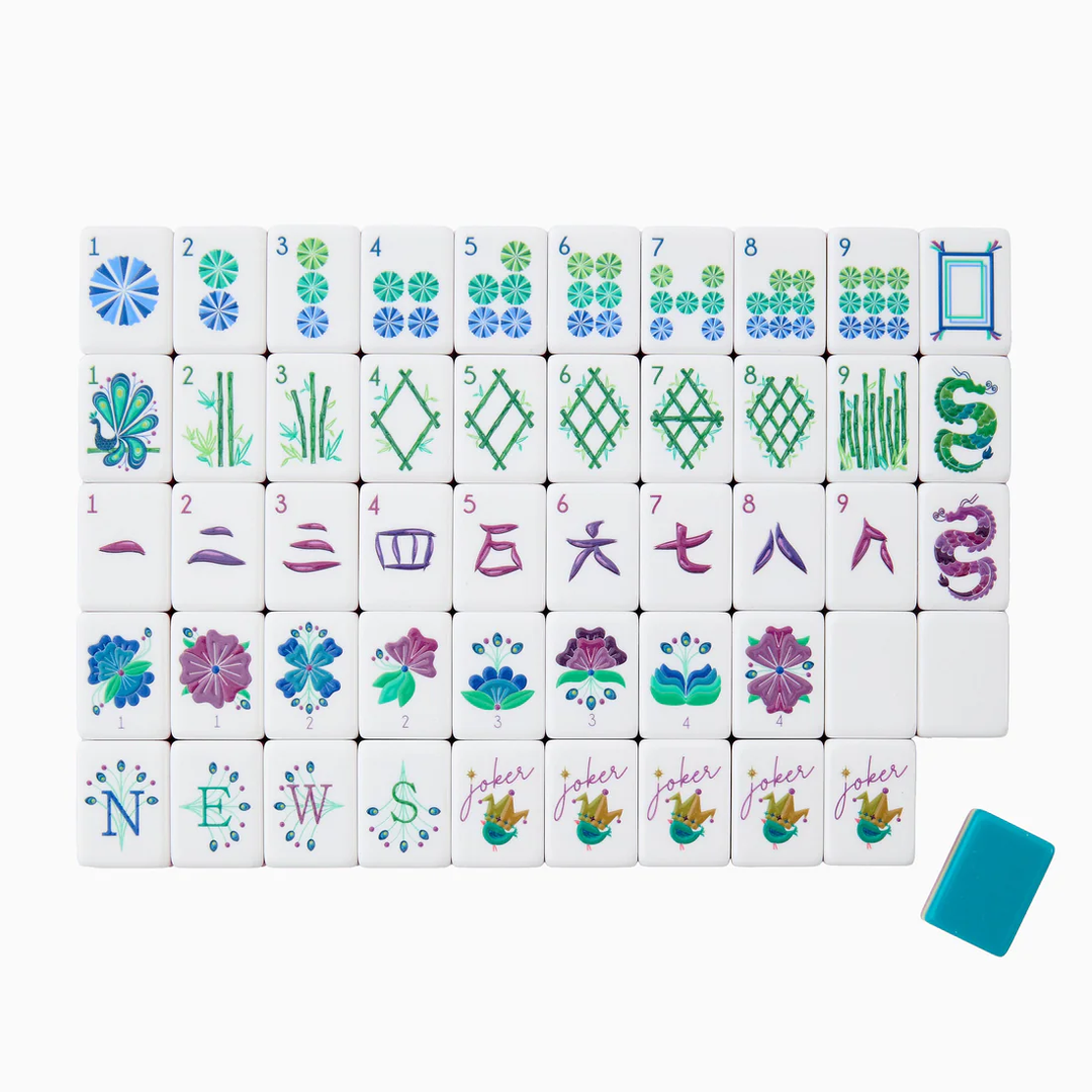 Oh My Mahjong Lagoon Mahjong Tile Set