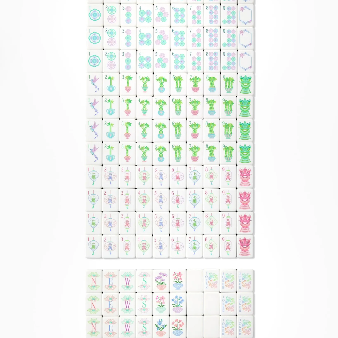 Oh My Mahjong Moonlight Mahjong Tile Set