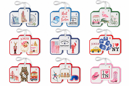 The Mahjong Tile Christmas Ornament