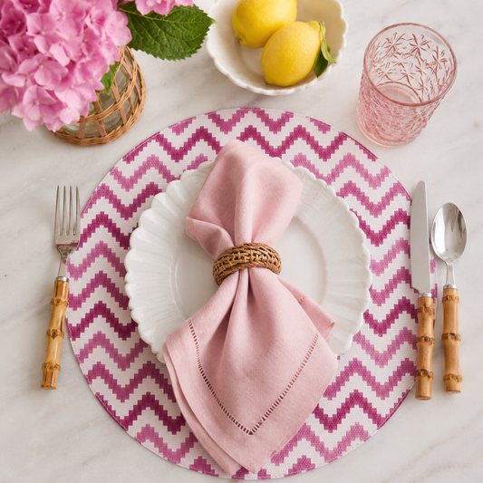 Ripple Round Table Mat by Bodrum, Set of 4