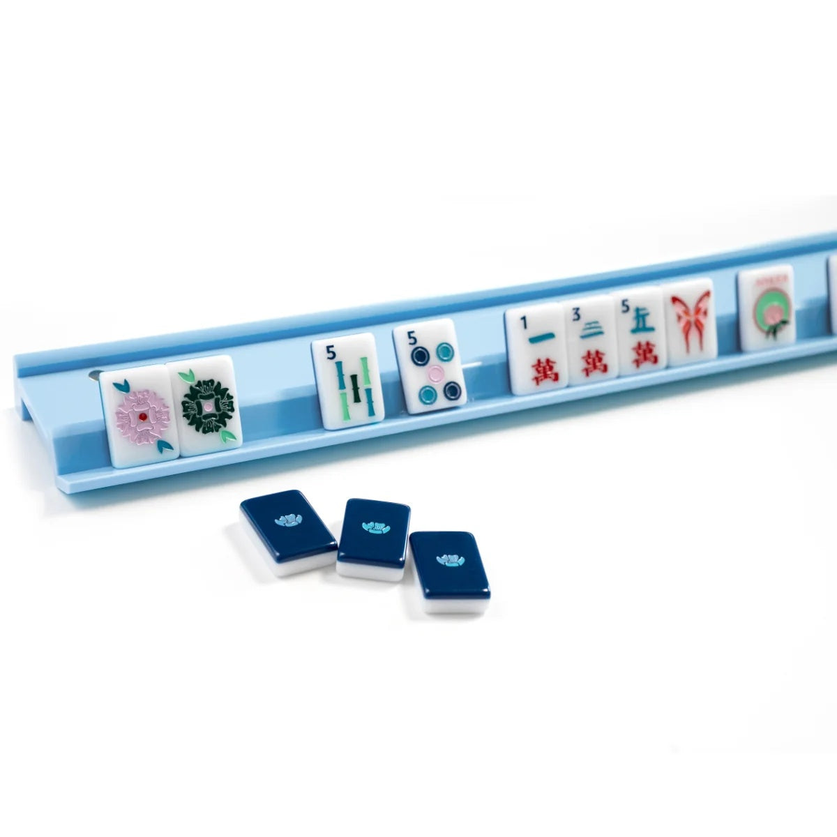 Dusty Blue Acrylic Mahjong Racks