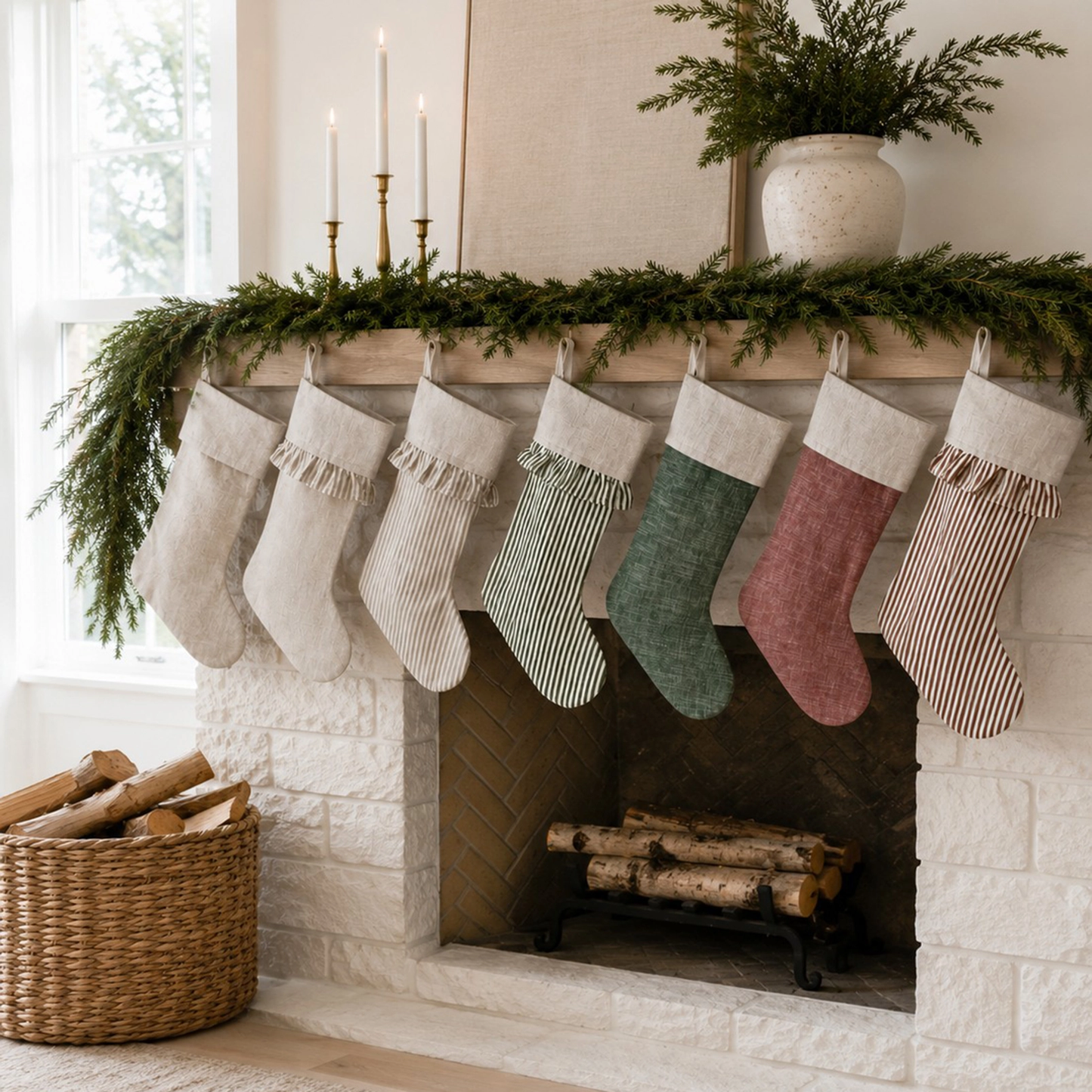 Classic Cotton Christmas Stocking