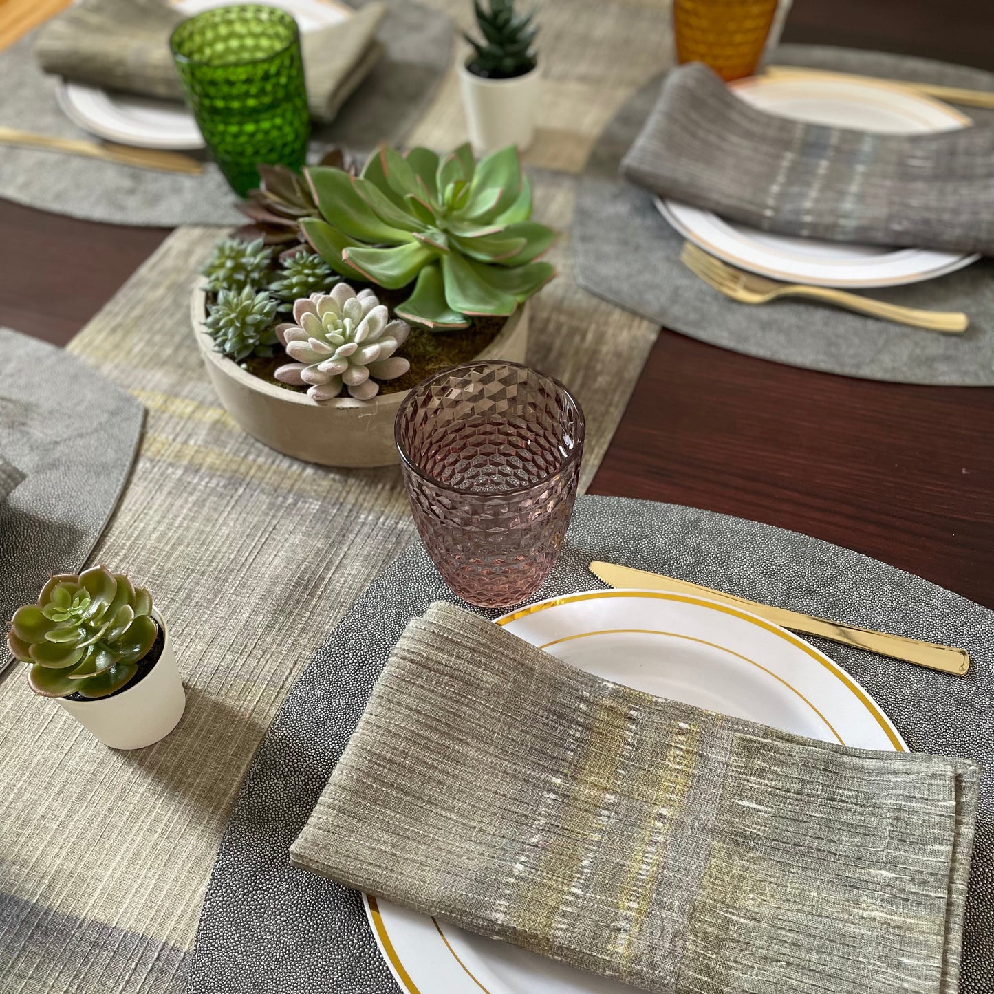 Terra Linen Napkin by Bodrum, set of 4