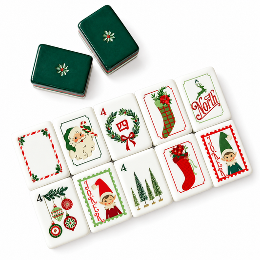 Dear Santa Mahjong Tile Set