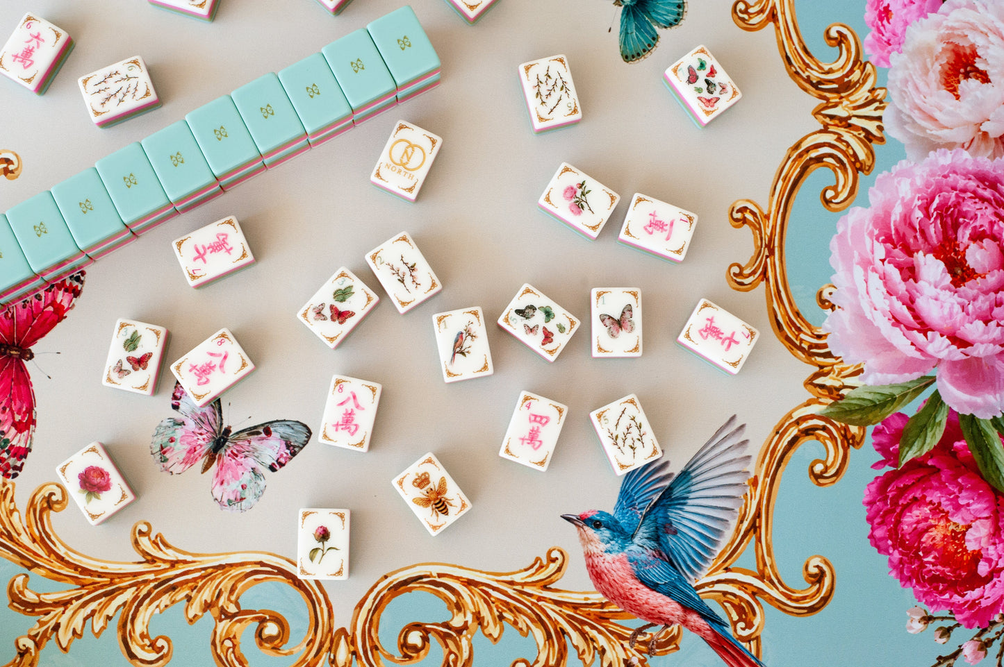 Mahj In Bloom Mahjong Mat