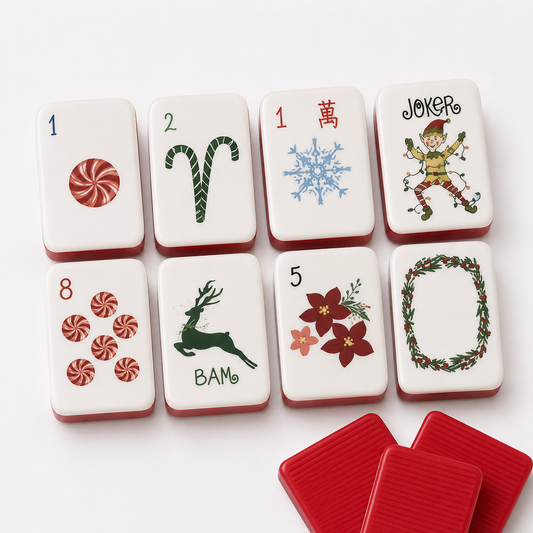 North Pole Mahjong Tile Set