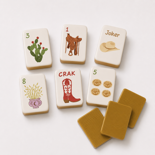 Out West Mahjong Tile Set
