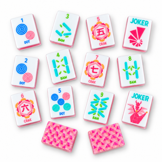 Crystals Prism Mahjong Tiles