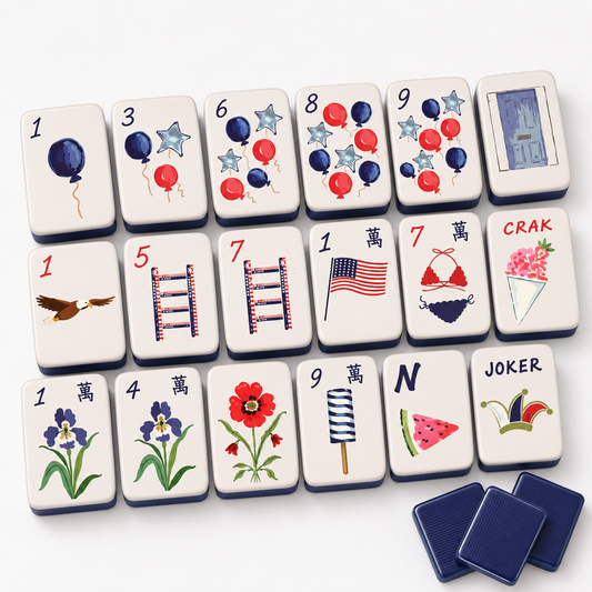 Summer Fun Mahjong Tile Set