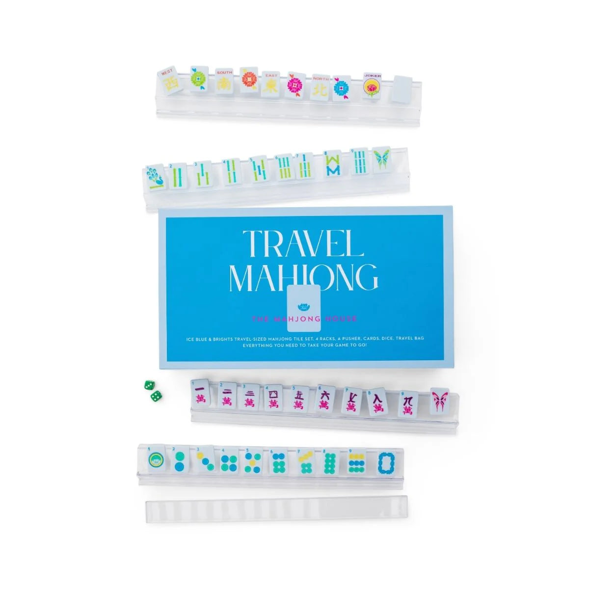 The "Game On The Go" Mahjong Tiles - Travel Size